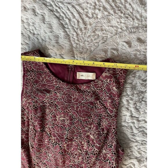 Atar'd State Women's Red and White Lace Dress Size Small - Picture 3 of 10
